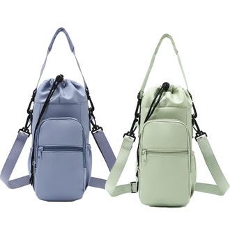 Generic Water Bottle Shoulder Bag - the Ultimate Outdoor Companion, Water Bottle Holder with Adjustable Strap, Waters Bottles Carrier Bag Purse Crossbody for 