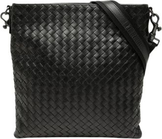 Bottega Veneta Borsa a tracolla in nappa intrecciata Pre-owned - - Pre-owned - Donna - Nero - ONE SIZE