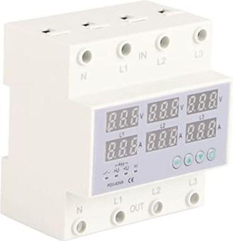 OEM Amper&iacute;metro Trif&aacute;sico De Riel Din, Volt&iacute;metro Ca De 390 A 500 V, Dispositivo De Protecci&oacute;n De Corriente De Respuesta R&aacute;pida, Protector Autom&aacute;tico Cont