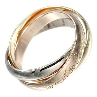 Cartier Pink Gold White Gold Yellow Gold Yellow Gold (18K) Pink Gold (18K) White Gold (18K) Band Ring (Pre-Owned)