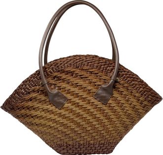 Sensi Studio Maxi Cesta Intreccio Spesso - - Bags - Donna - Marrone - ONE SIZE