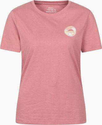 Mountain Warehouse Womens Mountain Warehouse Womens/Ladies Landscape T-Shirt - Pink - Size: 16