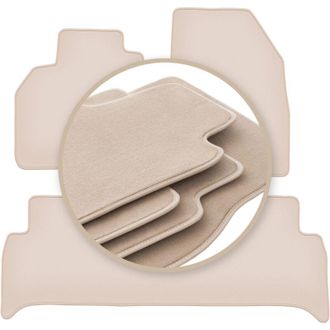 OEM Alfombrillas Beige Premium Para Renault Scenic Iii Monovolumen 2009-2016