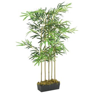 vidaXL Rbol De Bamb&uacute; Artificial Con 730 Hojas Verde 120 Cm Vidaxl