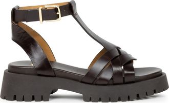 Bobbies La&iuml;li Flat Sandals in Espresso at Nordstrom, Size 9.5