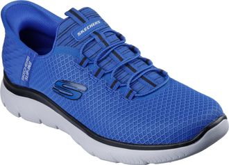 Skechers Mens Slip Ins: Summits High Range Blue/Black 8.5 UK