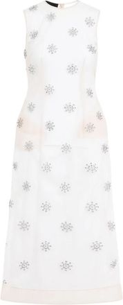 Simone Rocha Elegante Naakt Jurk Aw 24 - Dames - Casual kleedjes - Wit - 3XL - Kleedjes