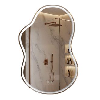 Rea Espejo Rea Uno Double Transparent Led 80x55