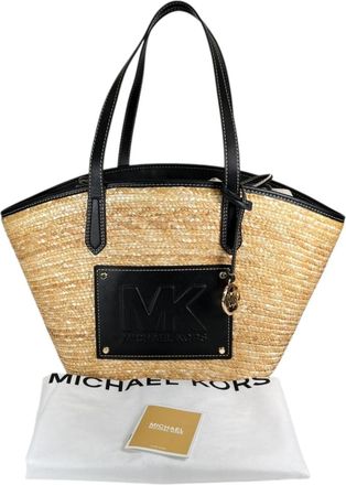 Michael Kors ivory Canvas Leather Handbag (Pre-Owned)
