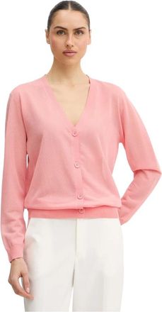 Silvian Heach Agarwa Cardigan - Dames - Vesten - Roze - L - Polyester - Truien & Vesten
