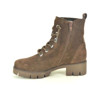 Gabor Lace-up Enkellaarsjes - Dames - Schoenen - Bruin - Maat: 35 1/2 EU Su&egrave;de