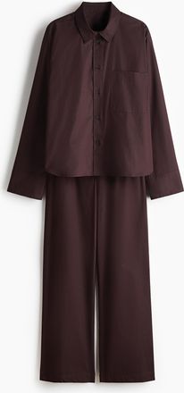 H&M Baumwollpyjama - Brown