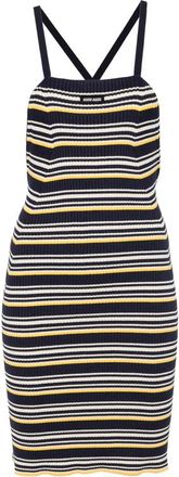 Miu Miu Striped Spaghetti Strap Dress