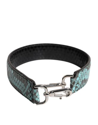 Dolce & Gabbana Python Leather Shoulder Strap - Black