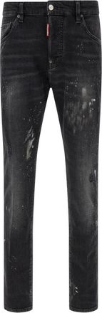 Dsquared2 Jeans - Heren - Slim Fit Jeans - Zwart - 2XL - Katoen - Jeans