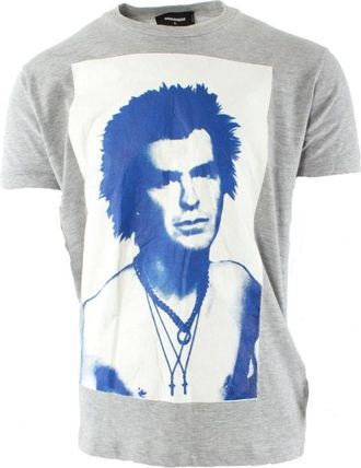 Dsquared2 Chic Dan Fit T-shirt - Heren - T-shirts - Grijs - XS - Katoen - Tops
