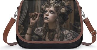 Generic Steampunk Girl1 Fashion Womens Crossbody Bags Novelty Handbag Shoulder Bag Purse