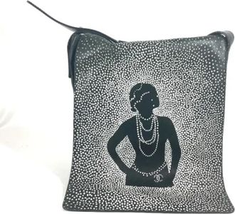 Chanel Pre-owned Leather chanel-bags - Dames - Vintage Schoudertas - Wit - ONE Size - Leer - Vintage