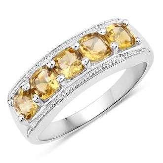 Rafaela Donata Womens Khushi Female Sterling Silver Ring - Size R