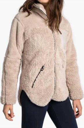 Lole Yana Full Zip Fleece Cardigan In Abalone