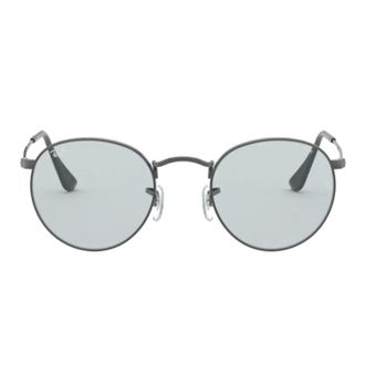Ray-Ban Sunglasses, unisex, Gray, 50 MM, Round Metal