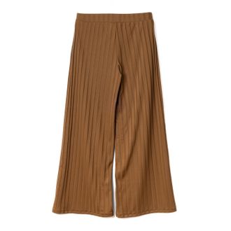 Viktor & Rolf Rib-Knit Wide Leg Trousers - Brown