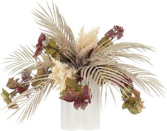 Creative Displays Inc. Mixed Floral Fall Centerpiece In Ceramic Vase