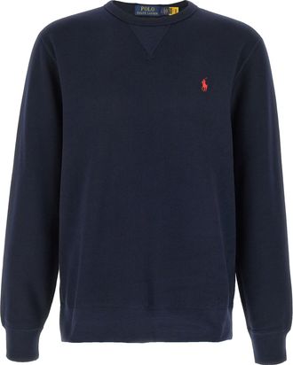 Polo Ralph Lauren Logo Felpe Blu-Uomo