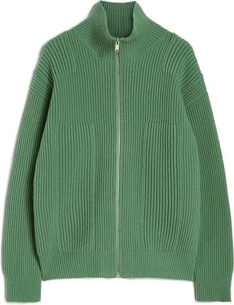 Jil Sander Cardigan in lana - Verde