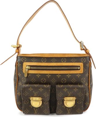 Louis Vuitton Hudson Monogram Canvas Brown Canvas Handbag (Pre-Owned)