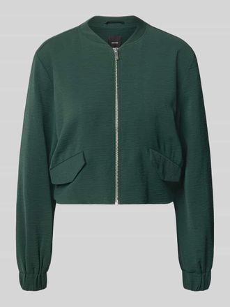Zero Jacke mit Rei&szlig;verschluss und Pattentaschen in Dunkelgruen, Gr&ouml;&szlig;e 36