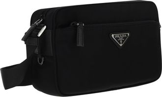 Prada Womens Re-Nylon Crossbody Bag Nero Recycled Polyamide Shoulder