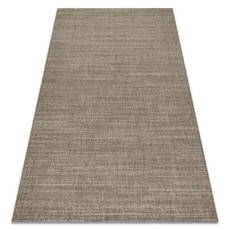 RugsX Rugsx - Alfombra De Cuerda Sisal Floorlux 20389 Tonos De Gris Pardo Y Color Champagne Beige 140x200 Cm