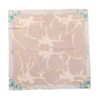 Dolce & Gabbana Foulard in Seta Stampato - - Accessories - Donna - Beige - ONE SIZE