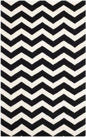 Safavieh Alfombra lana neutrale/nero 183 x 274 cm