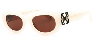 Off-white PALMER 6164 Womens Sunglasses Brown Size 52