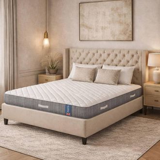 Aspire Home Accents OrthoFlex Pocket Hybrid Memory Foam Mattress Medium Comfort 23cm in White | Size: King
