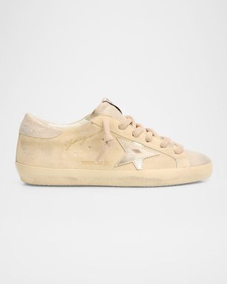 Golden Goose Super-Star Suede Low-Top Sneakers