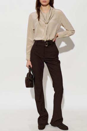 Sportmax Rum Trousers, Womens, Brown