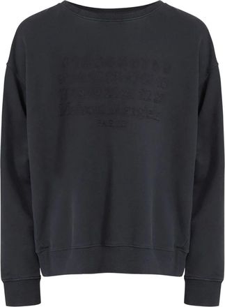 Maison Margiela Heren, Sweatshirts & Hoodies, Zwart, Maat: XS Katoen