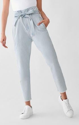 DL1961 Susie Paperbag Waist Tapered Pants in Hazen at Nordstrom Rack, Size 32