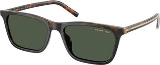 Prada PR D19S Zonnebril - Heren - Accessoires - Bruin - Maat: 55 MM