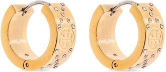 Tory Burch Orecchini a cerchio T Monogram piccoli - Oro
