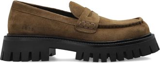 Golden Goose Mocassini penny con plateau - Marrone