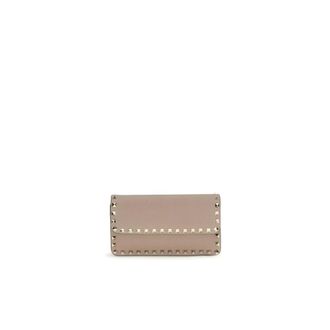 Valentino Garavani Bolso de mano Rockstud de piel - Bags - Mujer - Rosa - ONE SIZE