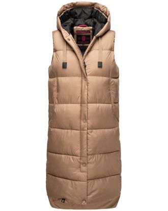 Marikoo Sayorii dames winterbodywarmer - lang, warm & met capuchon