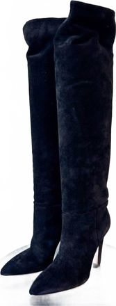 PARIS TEXAS Womens Elsa Over The Knee Boots In Black