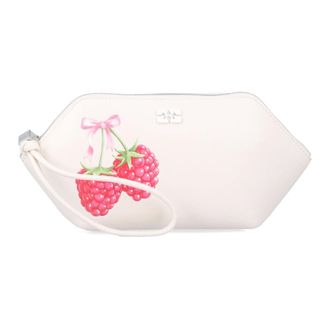 Ganni Tassen, Dames, Wit, ONE Size, Bou Poutxch Raspberry