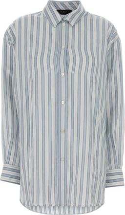 Gucci Light Blue Oversized Stripes Shirt