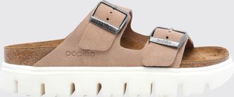 Birkenstock Sandalo Arizona PAP Flex Platform Birkenstock in camoscio